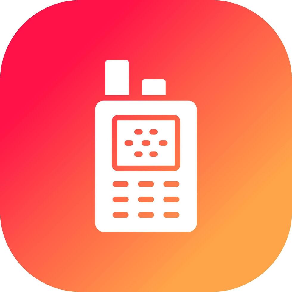 Walkie-Talkie kreatives Icon-Design vektor