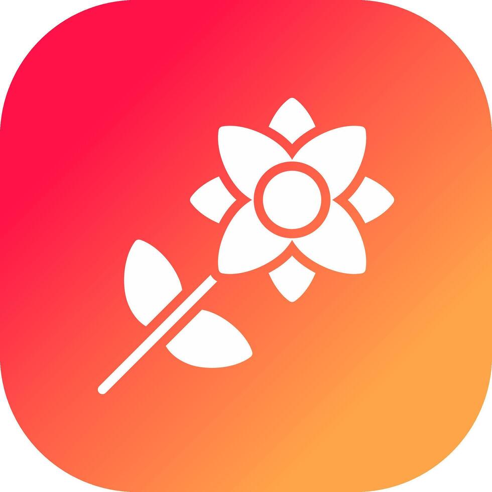 kreatives Icon-Design mit Blumen vektor