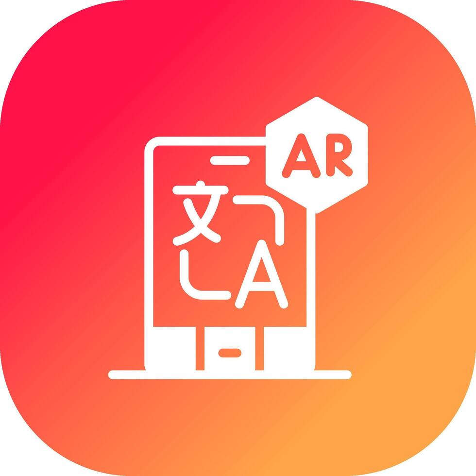 ar Übersetzung kreativ Symbol Design vektor