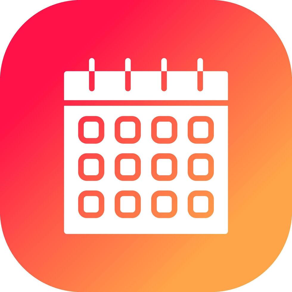 Kalender kreatives Icon-Design vektor