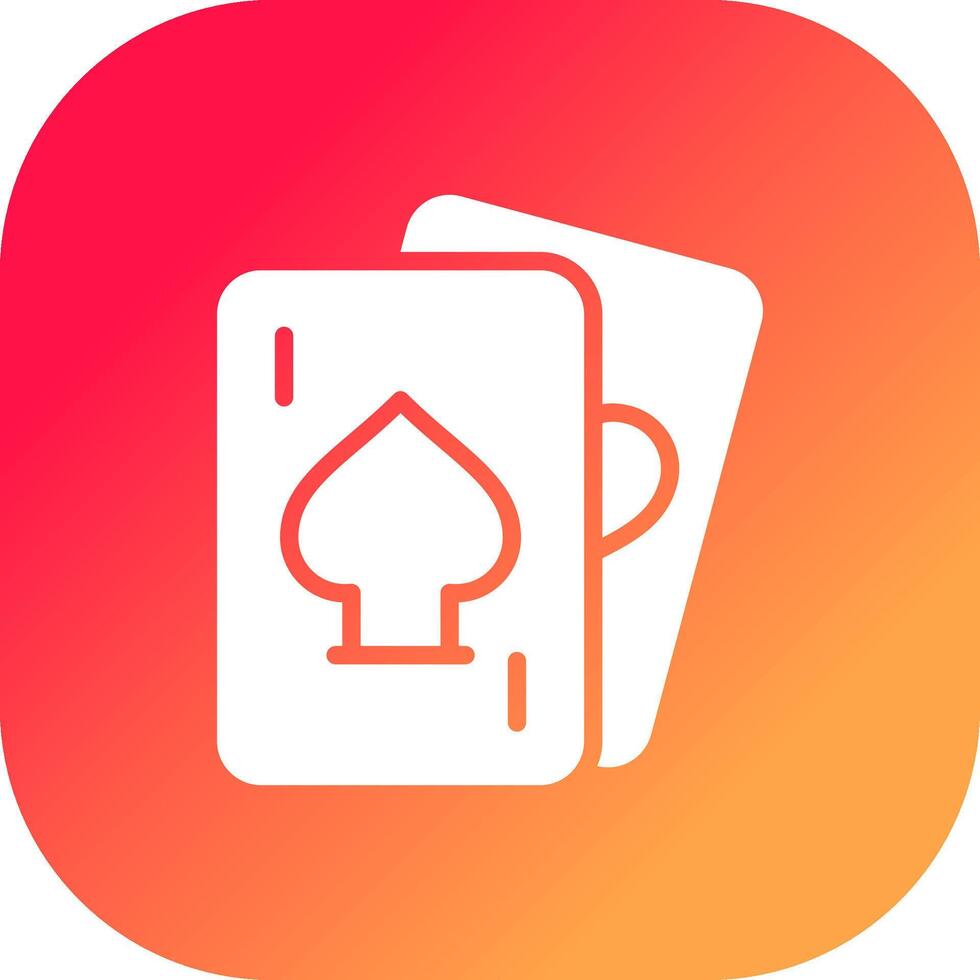 Poker kreatives Icon-Design vektor