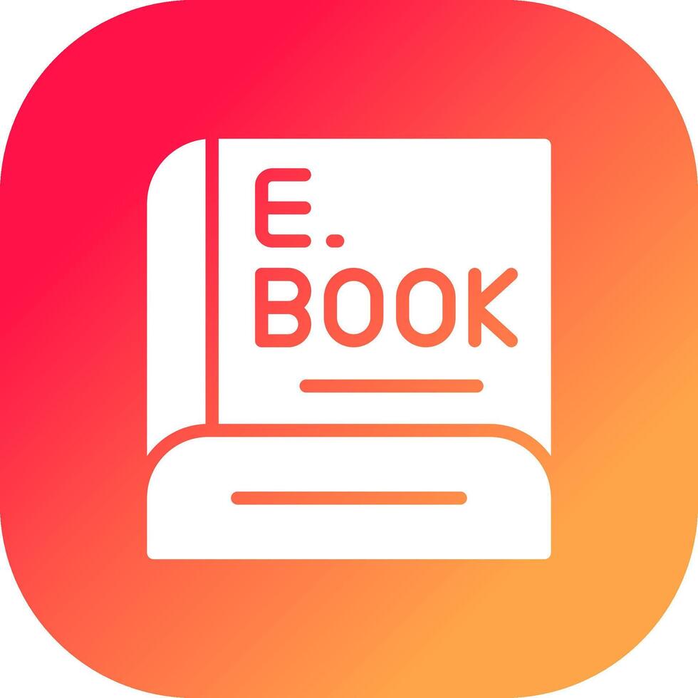 ebook kreativ ikon design vektor