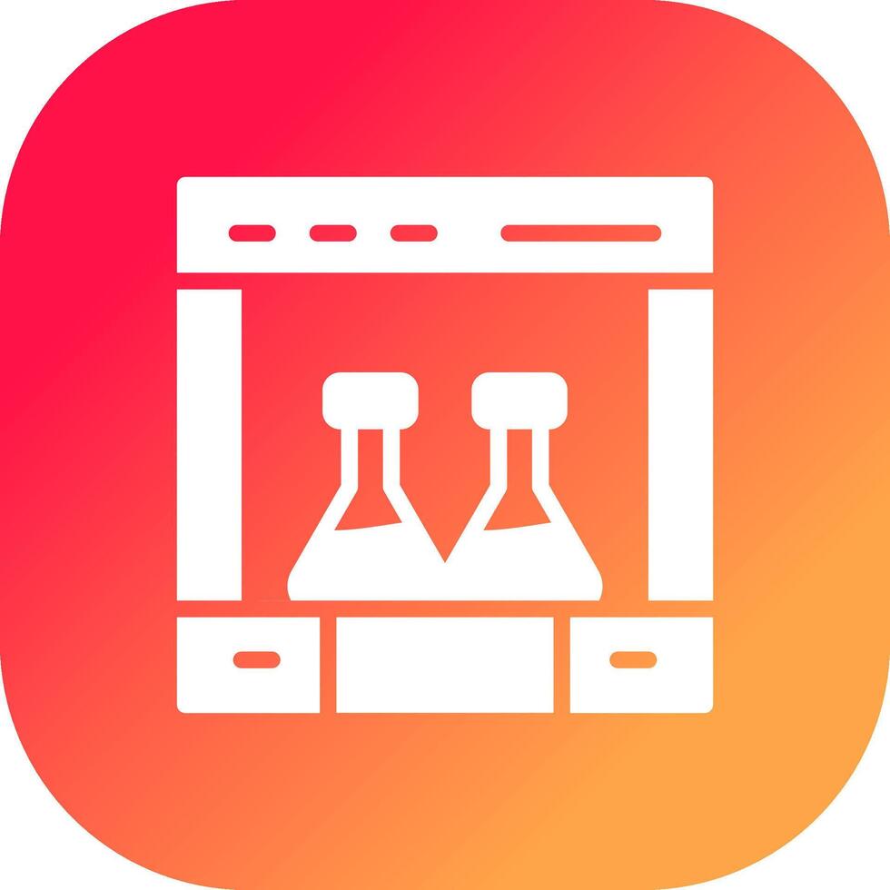 Chemie kreatives Icon-Design vektor