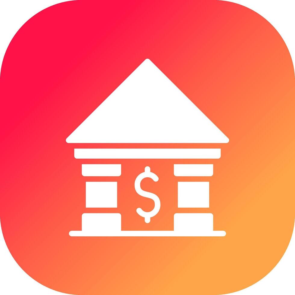 Bank kreatives Icon-Design vektor