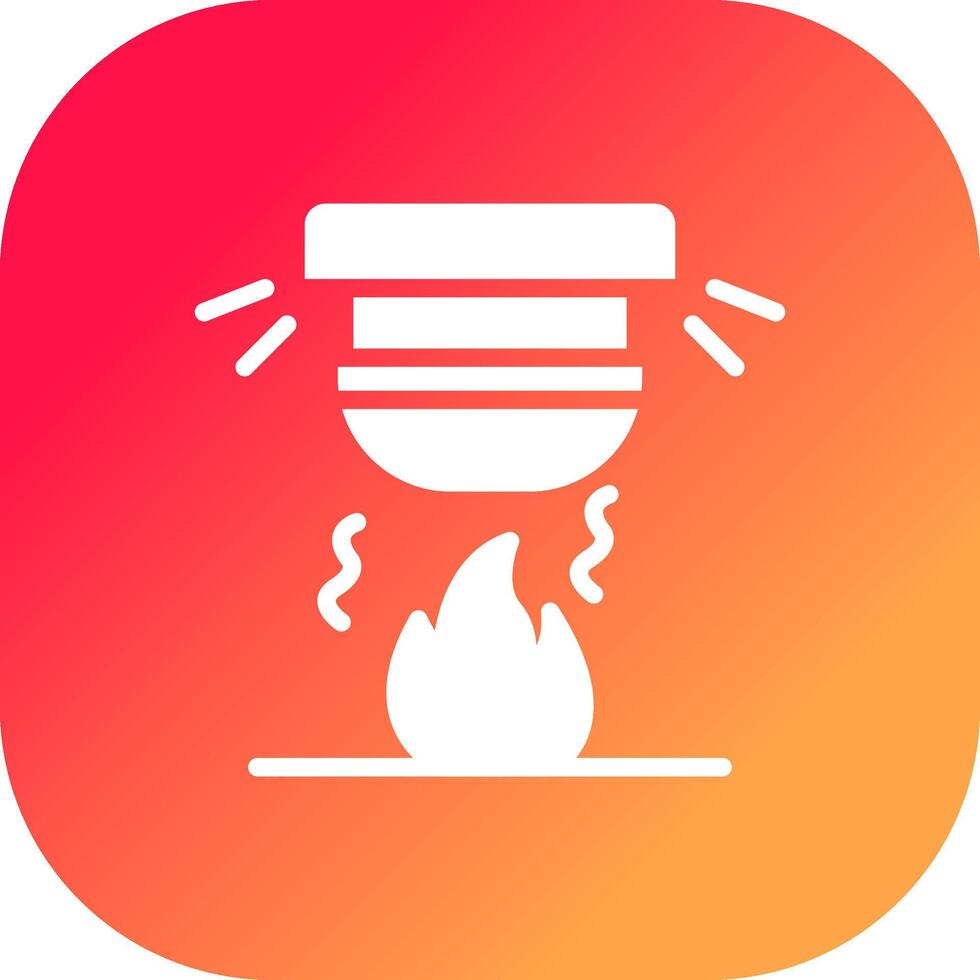 Feueralarm kreatives Icon-Design vektor