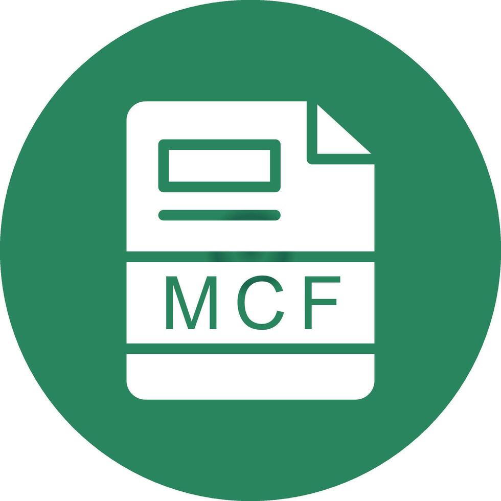 mcf kreativ ikon design vektor