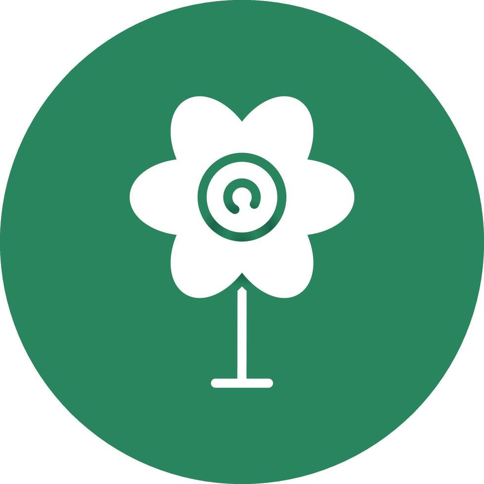 kreatives Icon-Design mit Blumen vektor