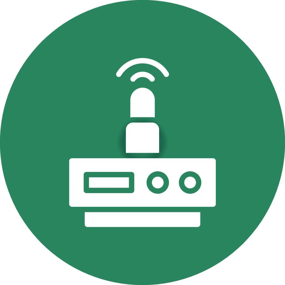 WLAN-Router kreatives Icon-Design vektor