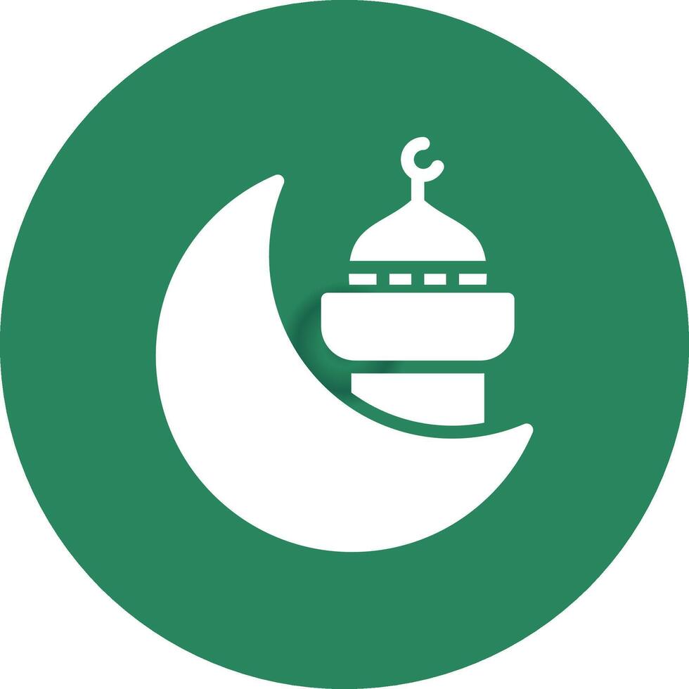 Moschee kreatives Icon-Design vektor