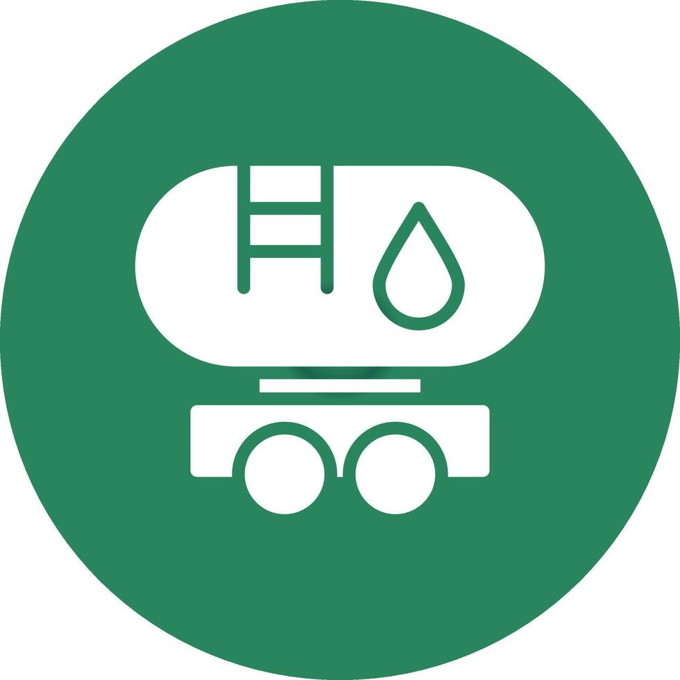 Tankwagen kreatives Icon-Design vektor