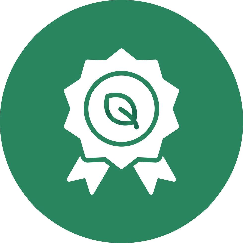 Öko Etikette kreativ Symbol Design vektor