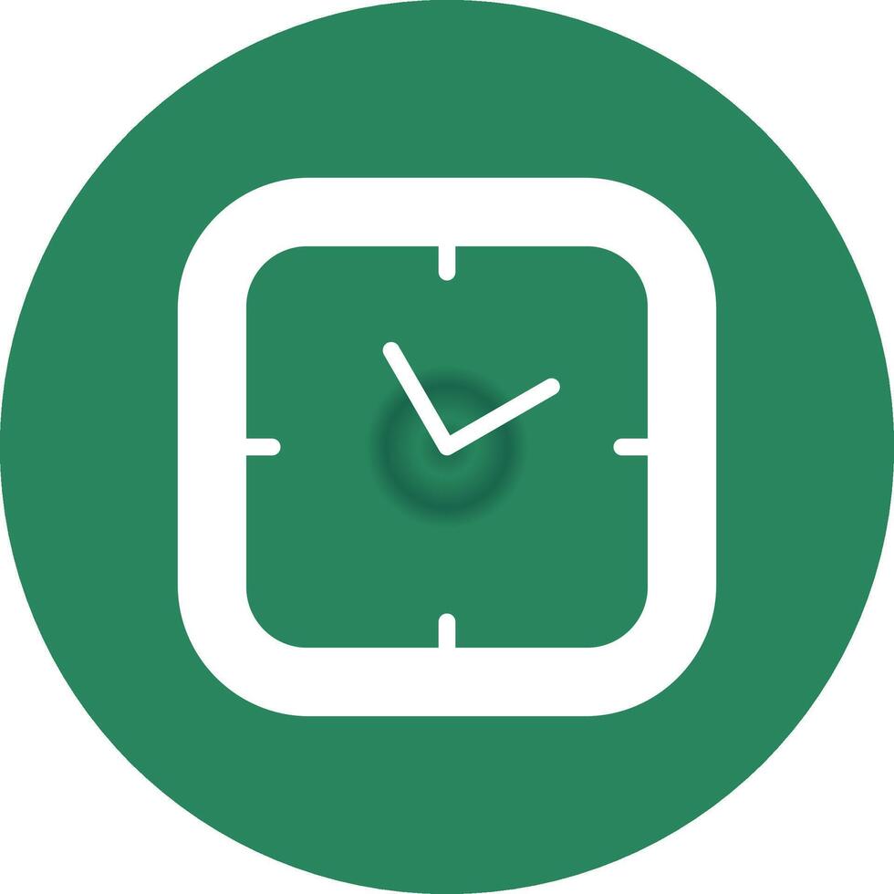 Uhr kreatives Icon-Design vektor