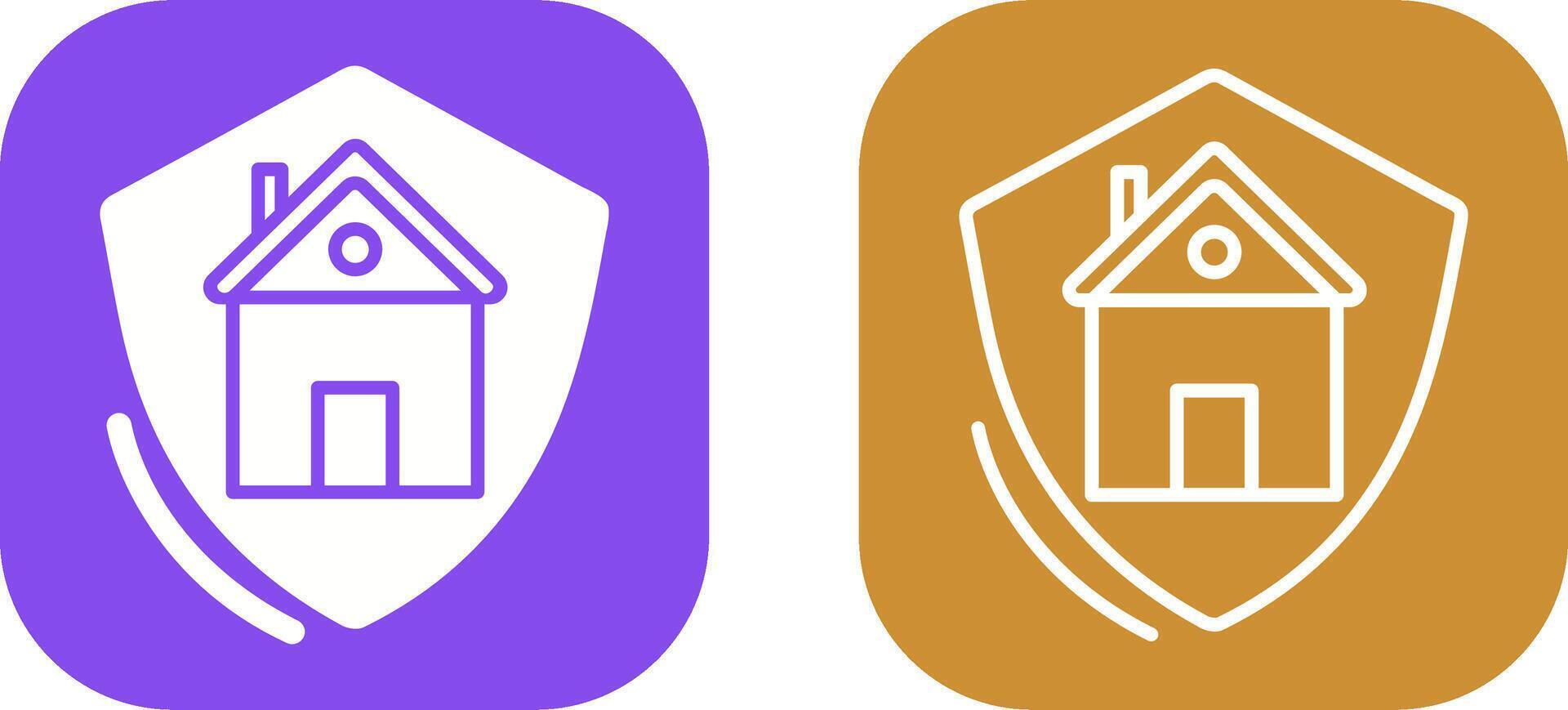 Vektorsymbol für Hausschutz vektor