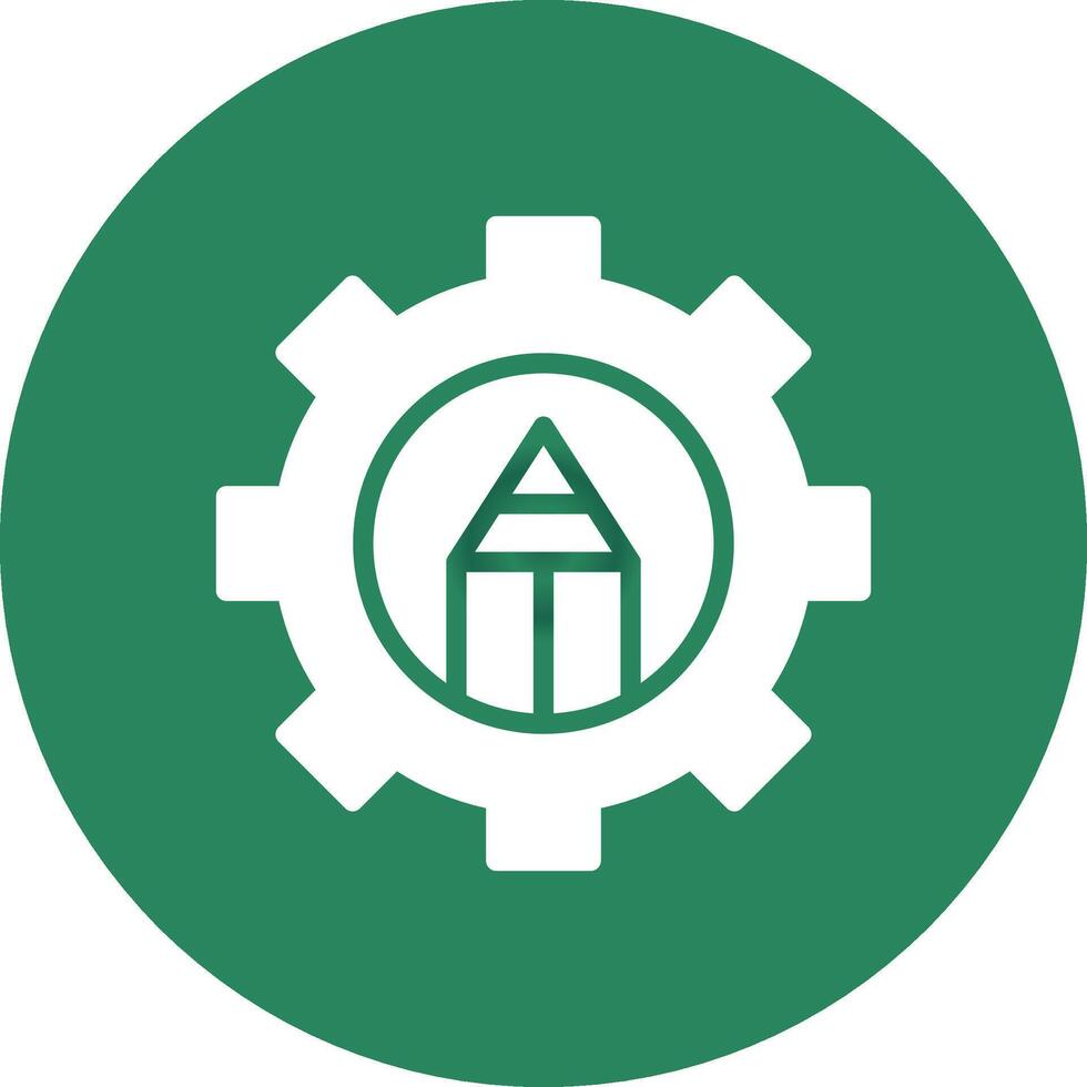 Ausrüstung kreatives Icon-Design vektor