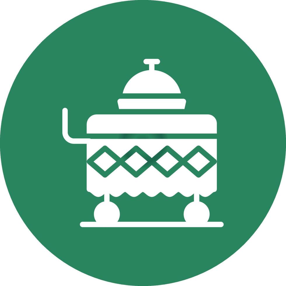 Food Cart kreatives Icon-Design vektor