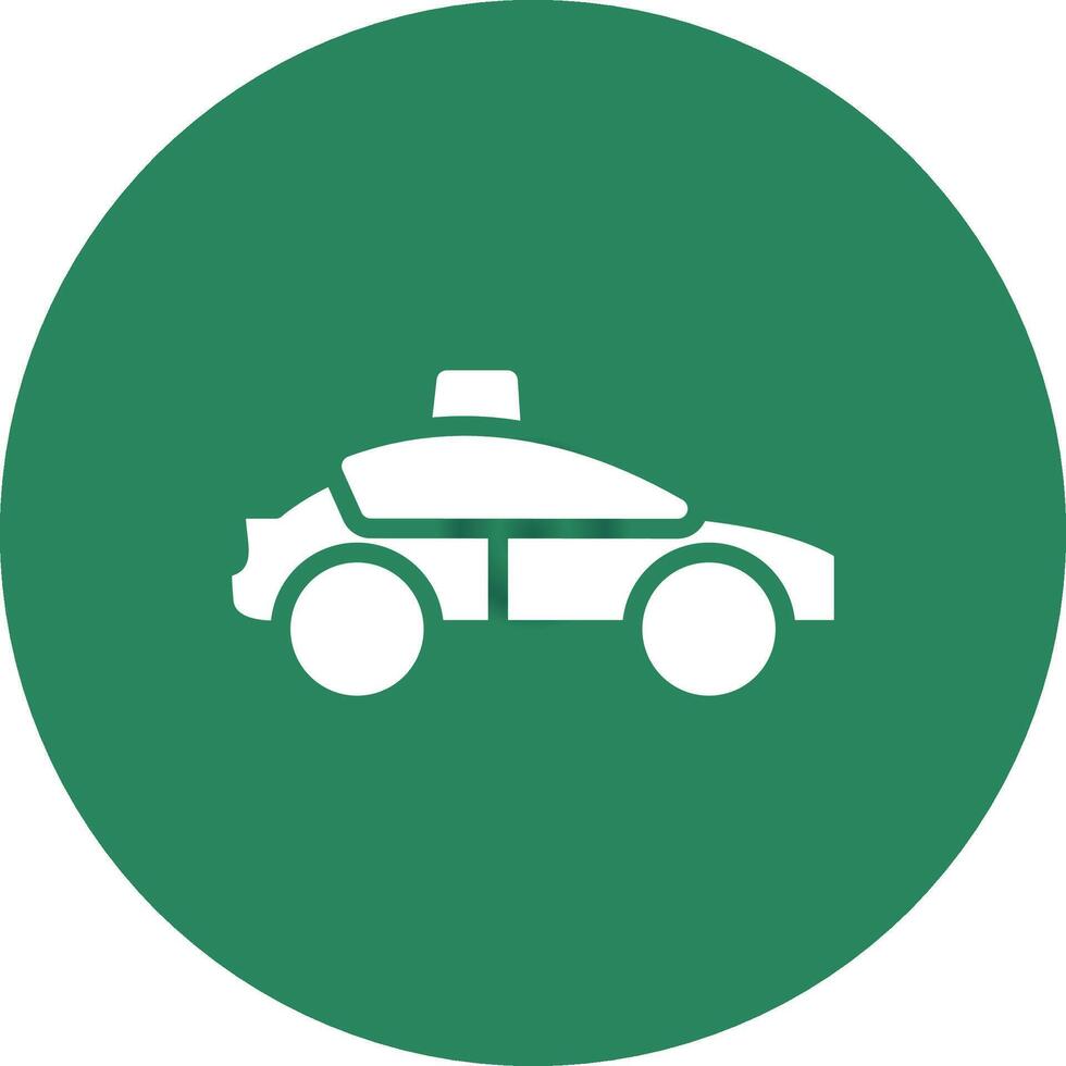 Polizeiauto kreatives Icon-Design vektor