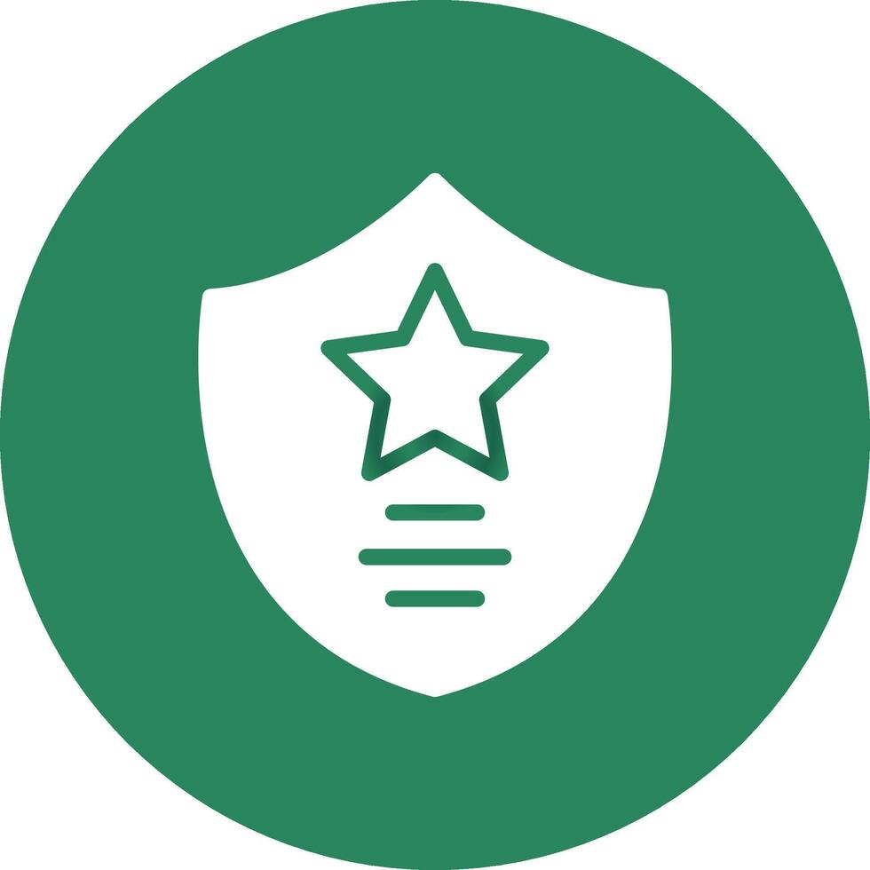 Sheriff kreatives Icon-Design vektor