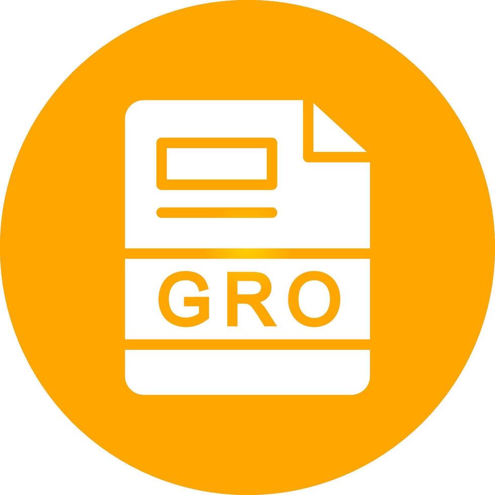 gro kreativ Symbol Design vektor