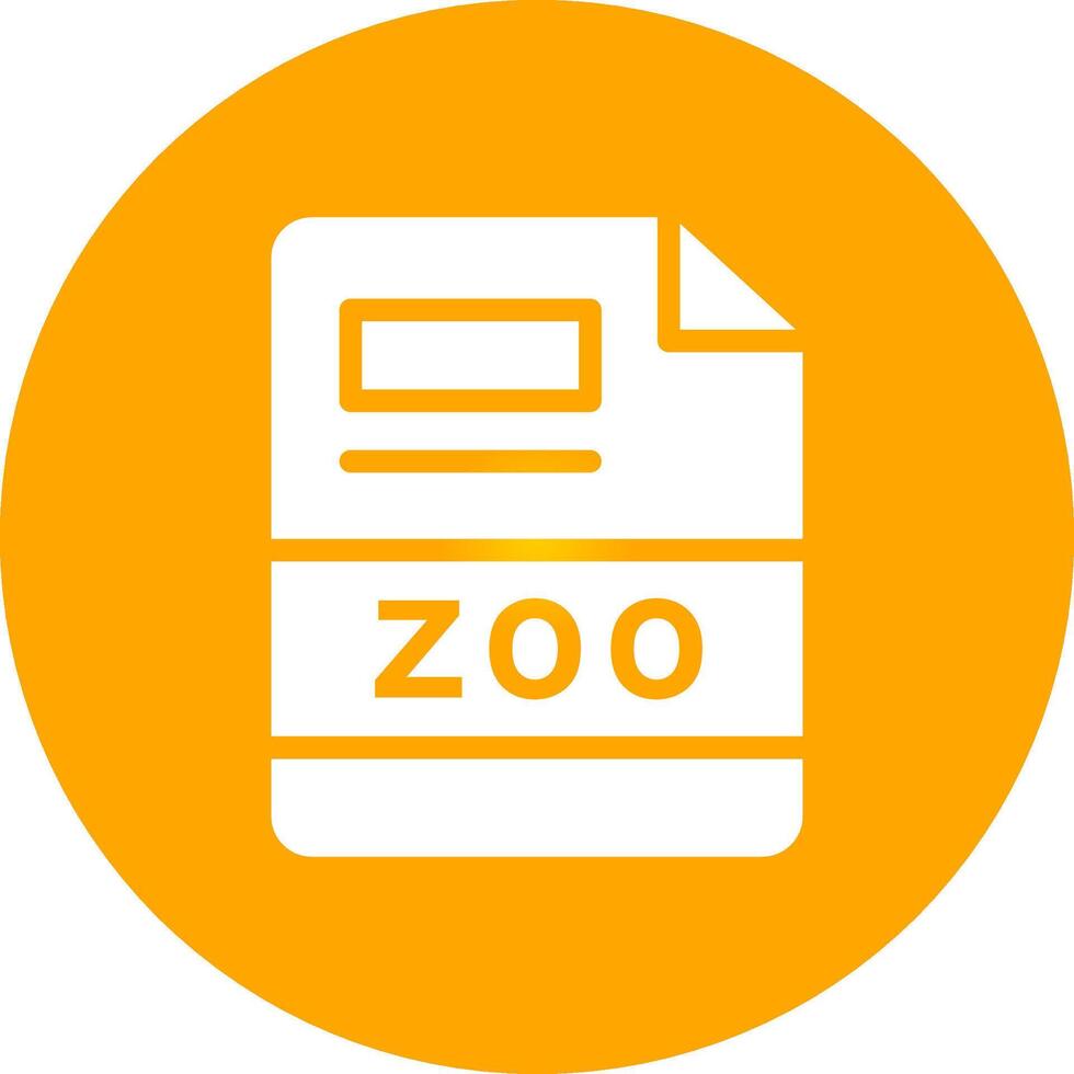 Zoo kreativ ikon design vektor