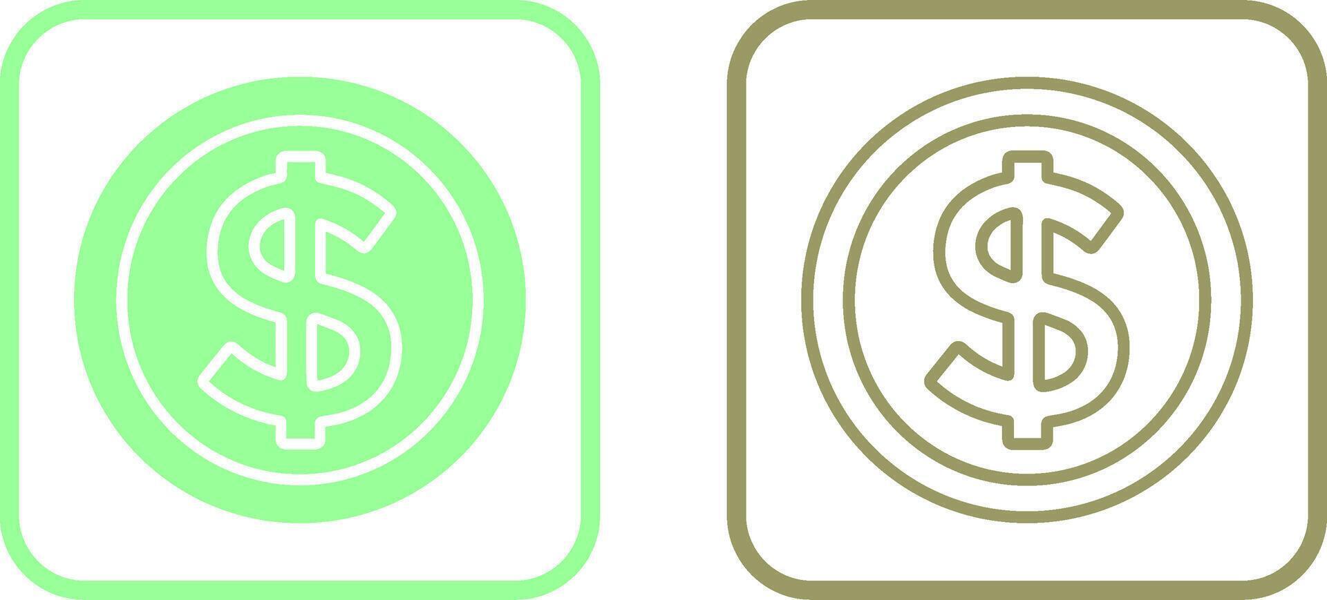 Dollar-Symbol-Vektor-Symbol vektor