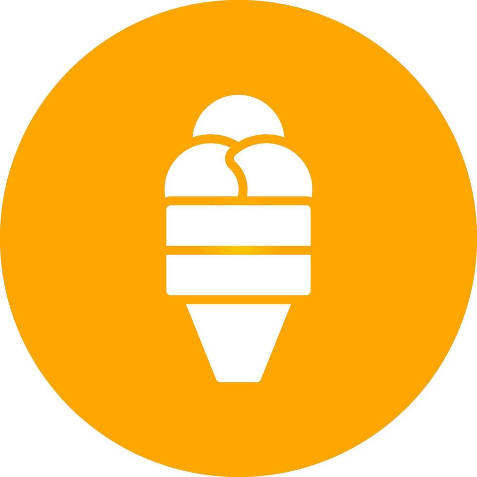 Eis kreatives Icon-Design vektor