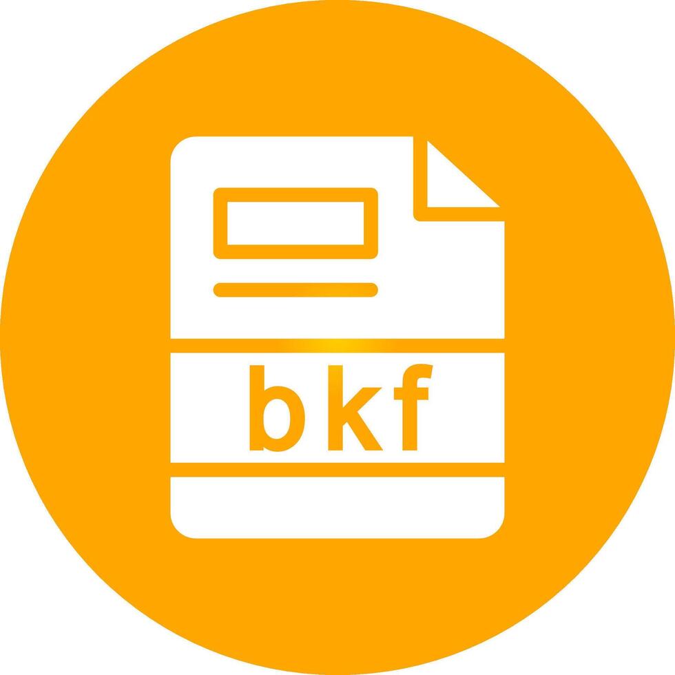 bkf kreativ ikon design vektor