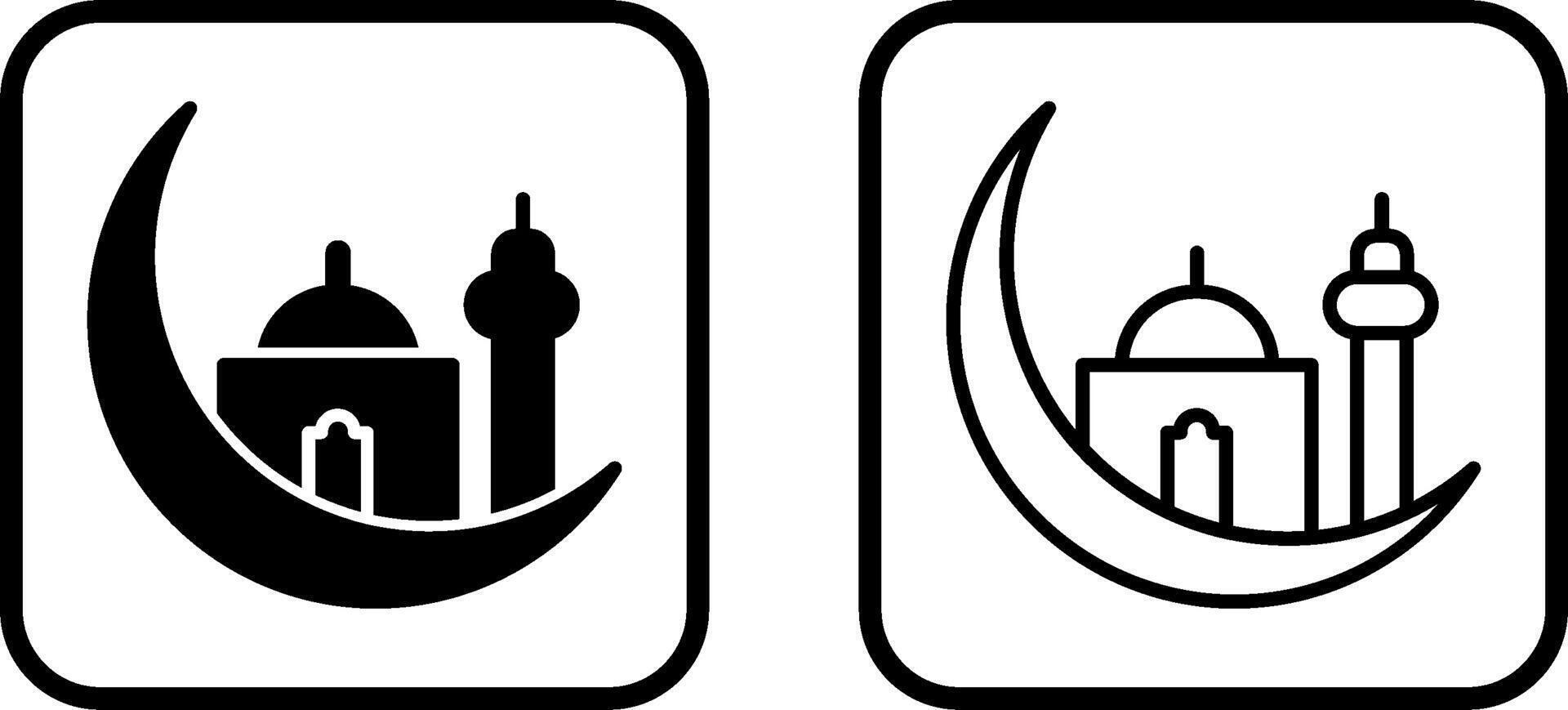 islamisches Sternvektorsymbol vektor