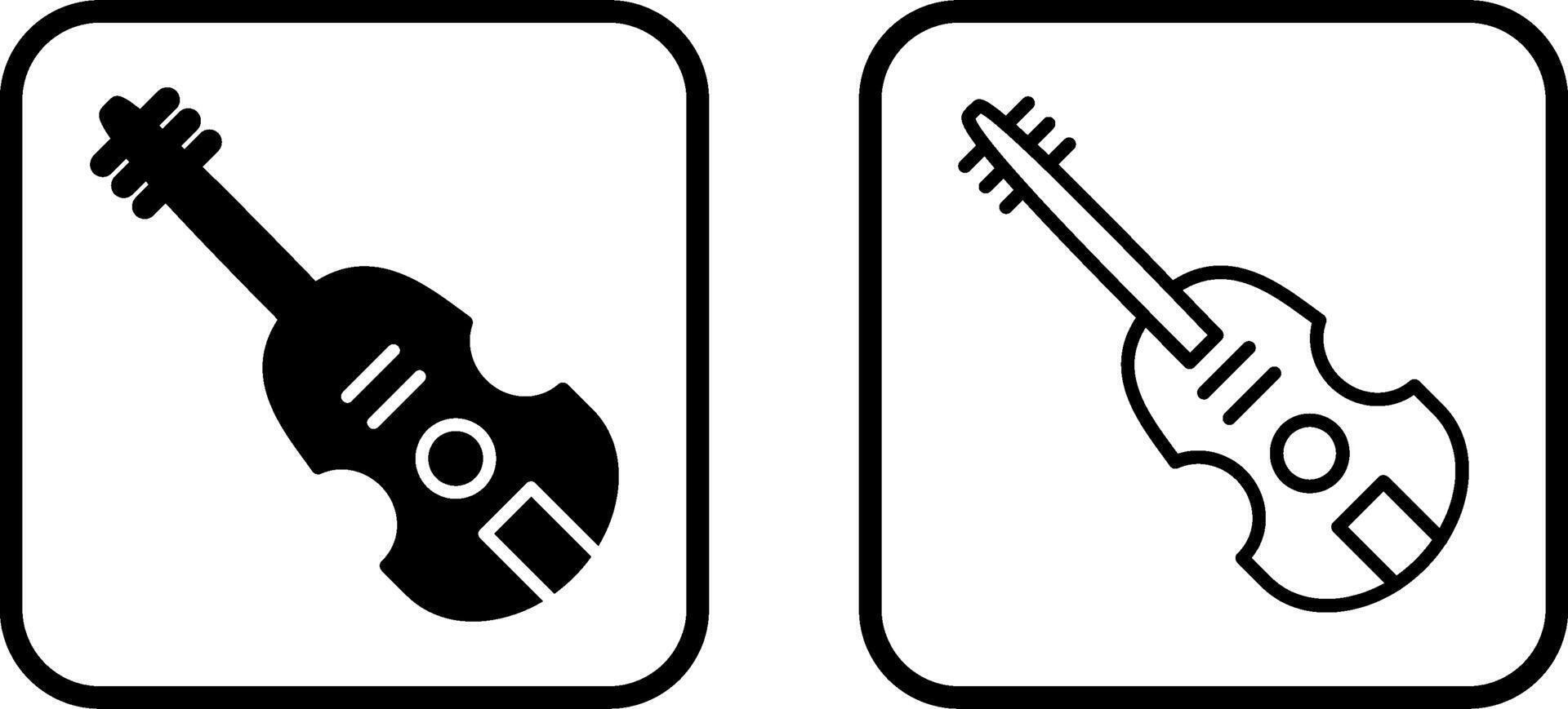 Violine-Vektor-Symbol vektor
