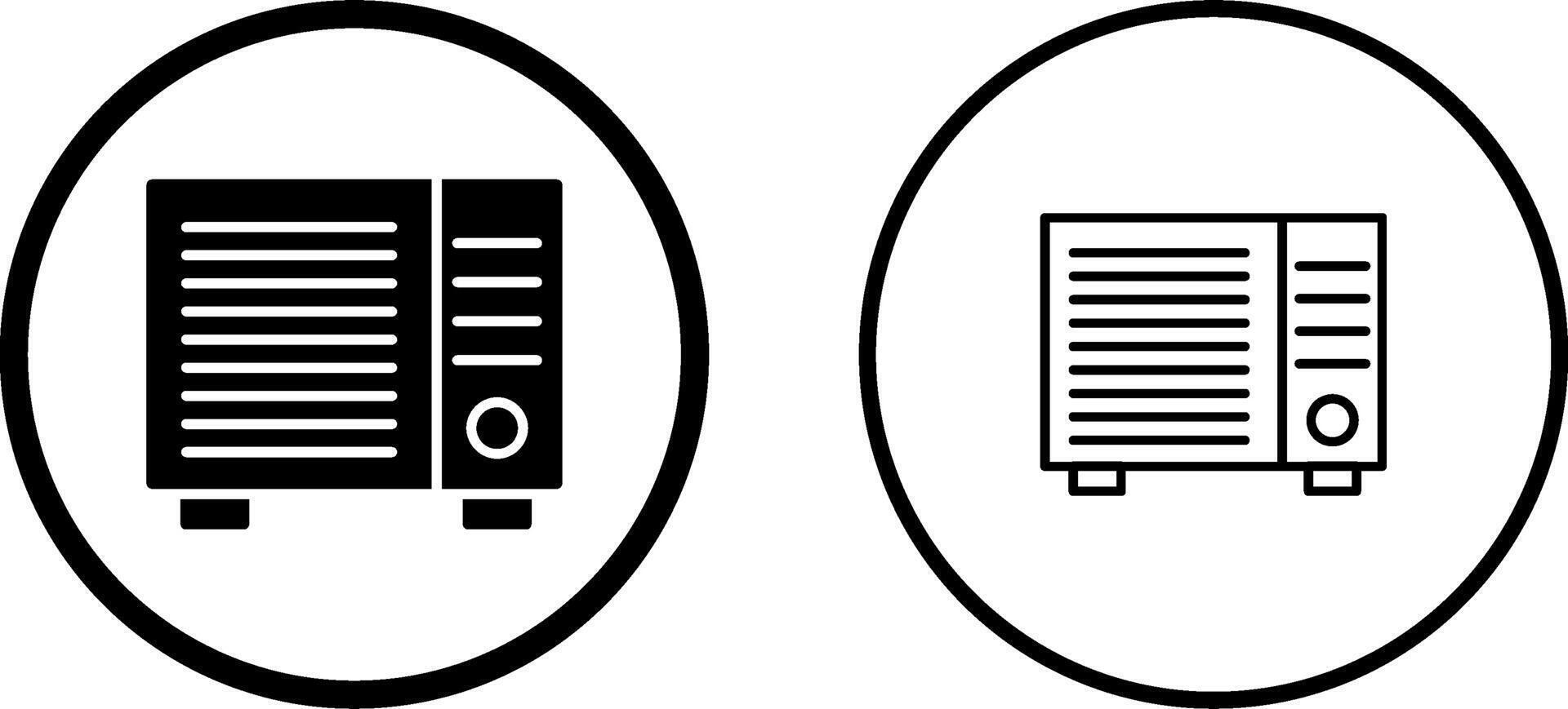 ac-Fenstereinheit-Vektorsymbol vektor