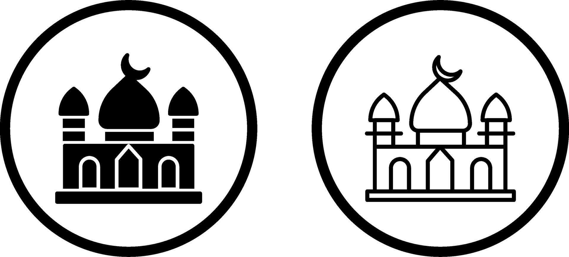 Moschee-Vektor-Symbol vektor