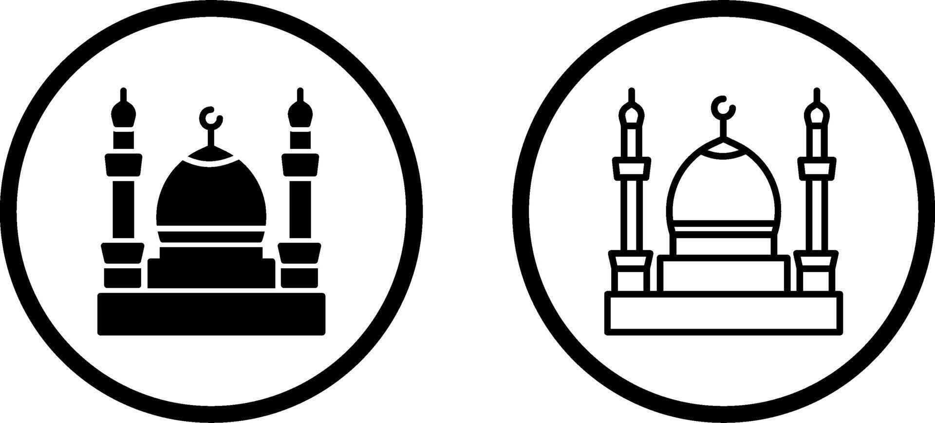 Moschee-Vektor-Symbol vektor