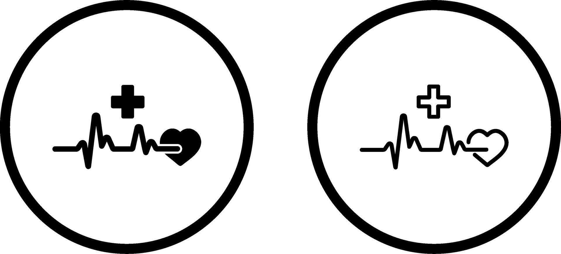 Vektorsymbol für Herzinfarkt vektor