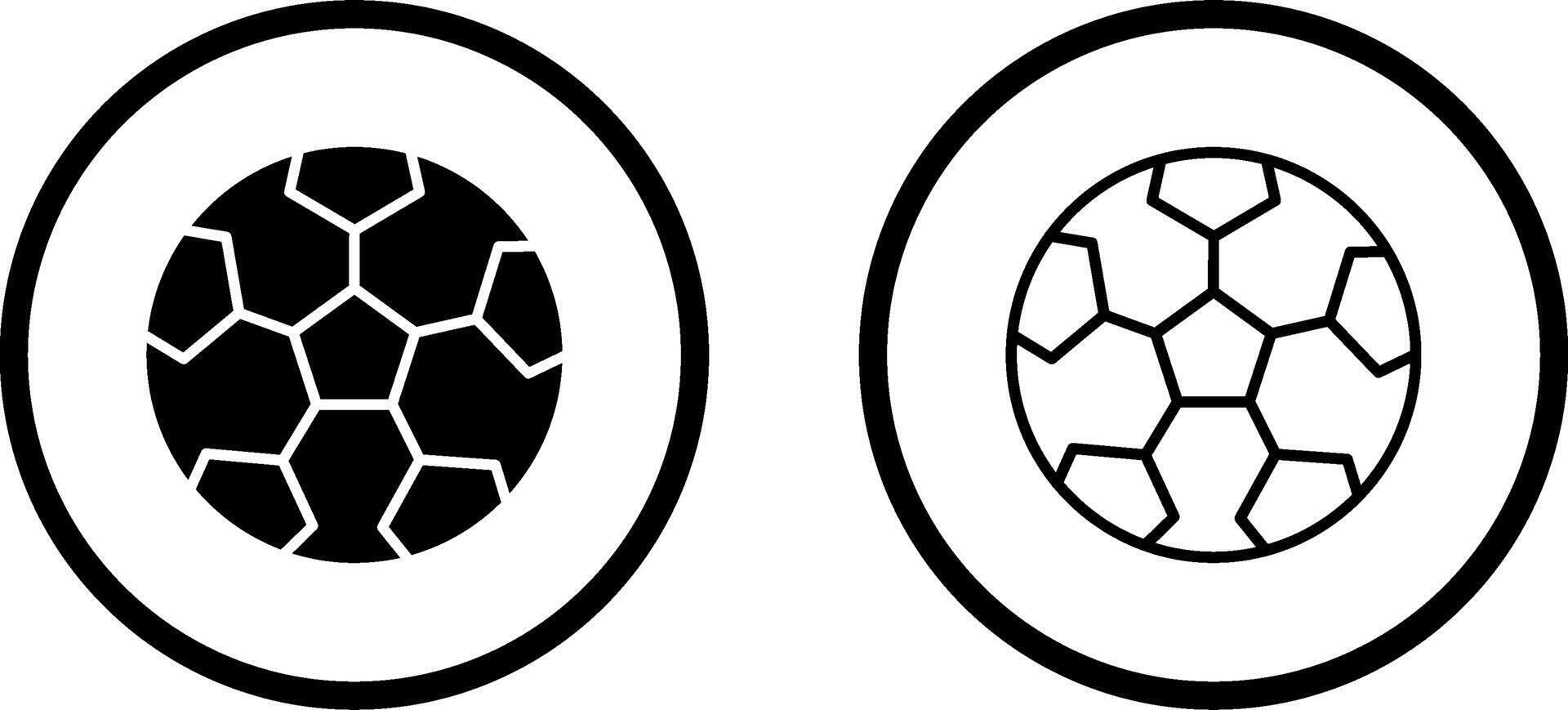 Fußball-Vektor-Symbol vektor