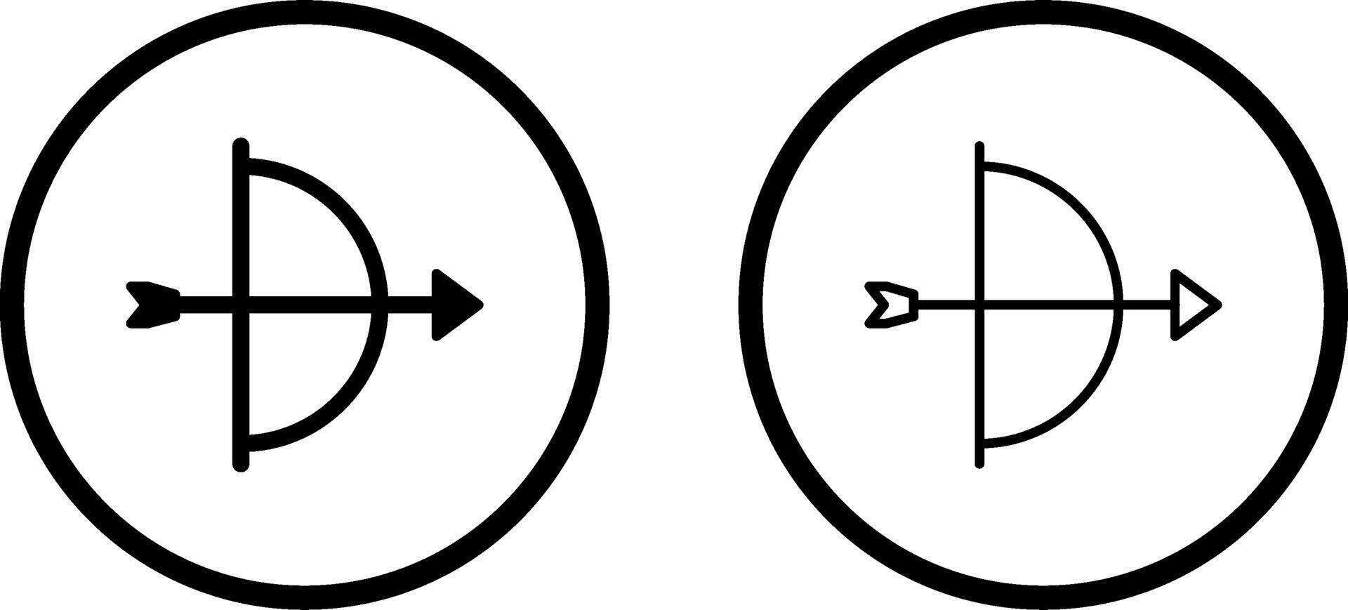 Armbrust-Vektor-Symbol vektor