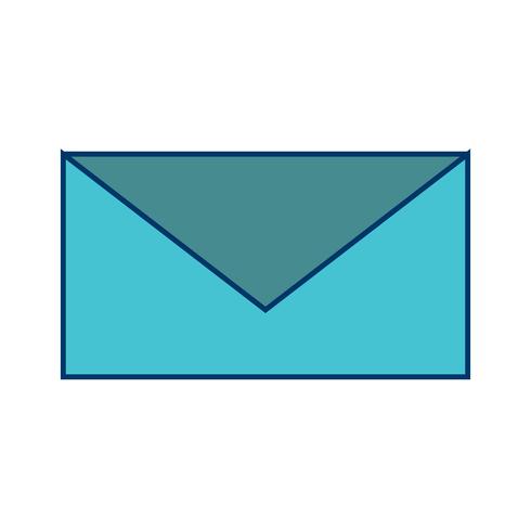 Vektor-E-Mail-Symbol vektor