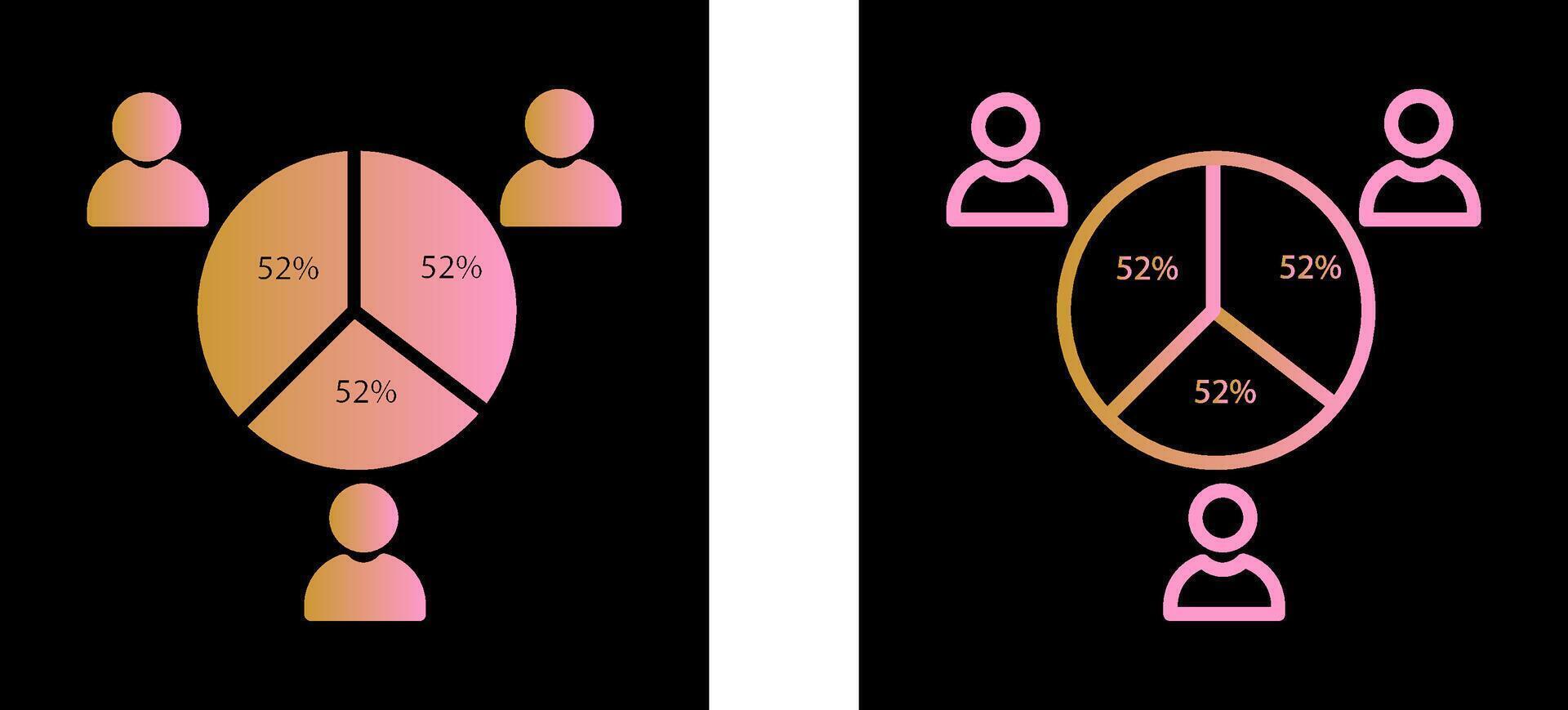 kandidat statistik vektor ikon