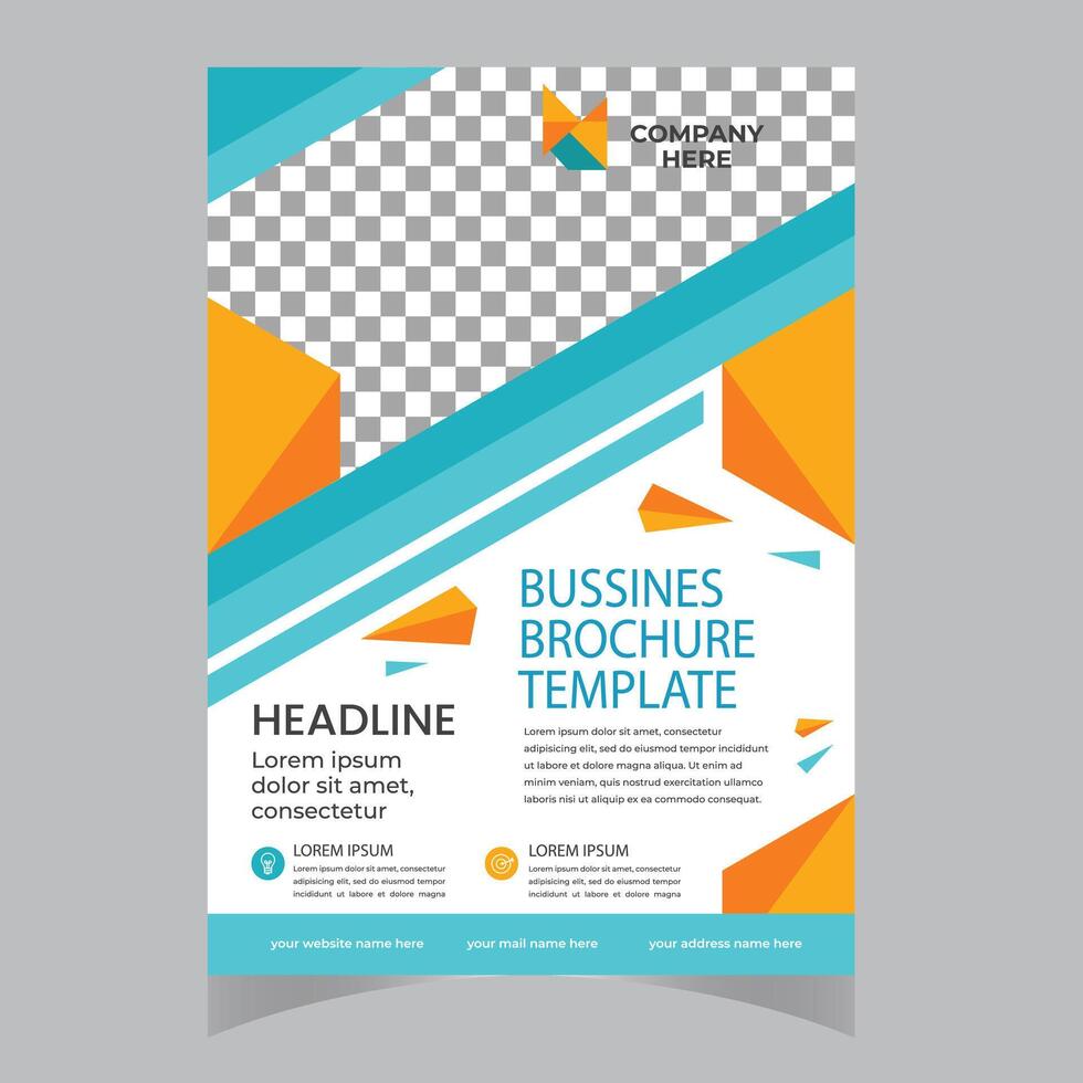 Sammlung von modern Design Poster Flyer Broschüre Startseite Layout Vorlage mit Kreis Grafik Elemente und Raum zum Foto Hintergrund vektor