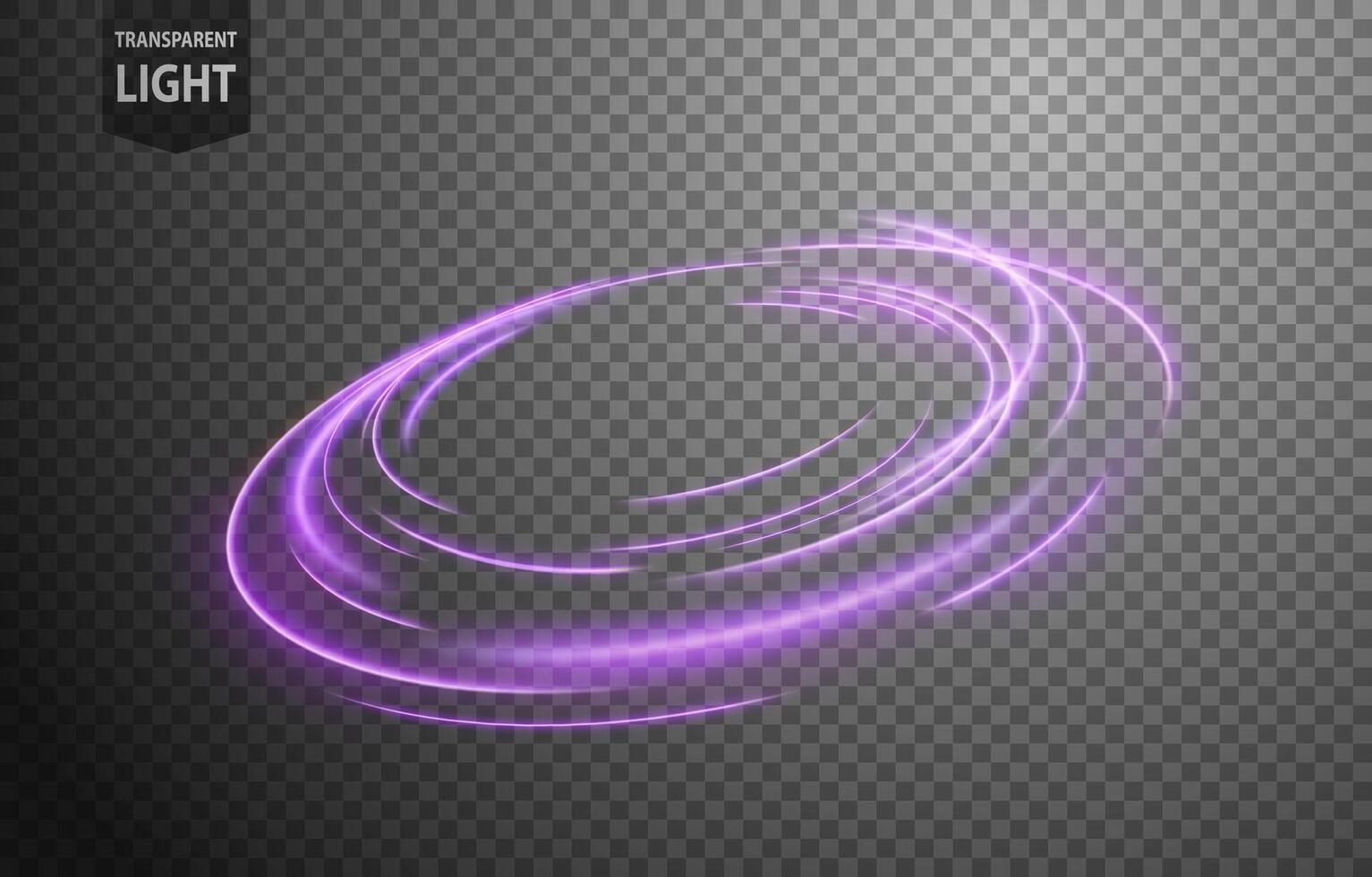 abstrakt violett Twist von Licht mit ein Hintergrund, isoliert und einfach zu bearbeiten, Vektor Illustration