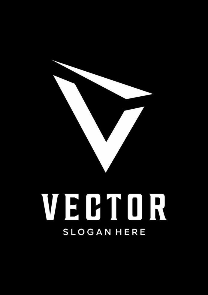 Initiale v Idee Vektor Logo Design