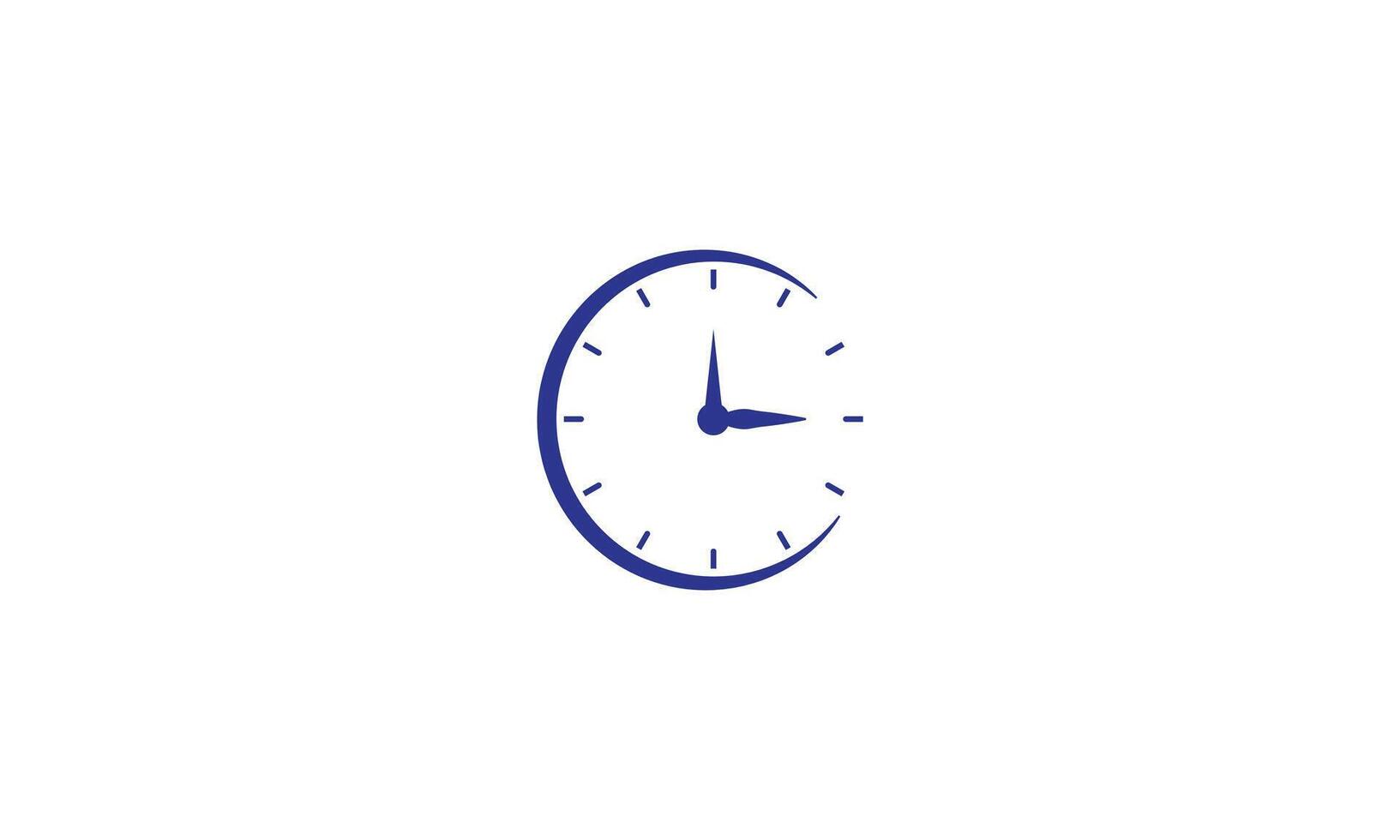 Vektor Mauer runden Uhr 3d Symbol Zeitmessung Sozial Medien Countdown Zeit Verwaltung Symbol