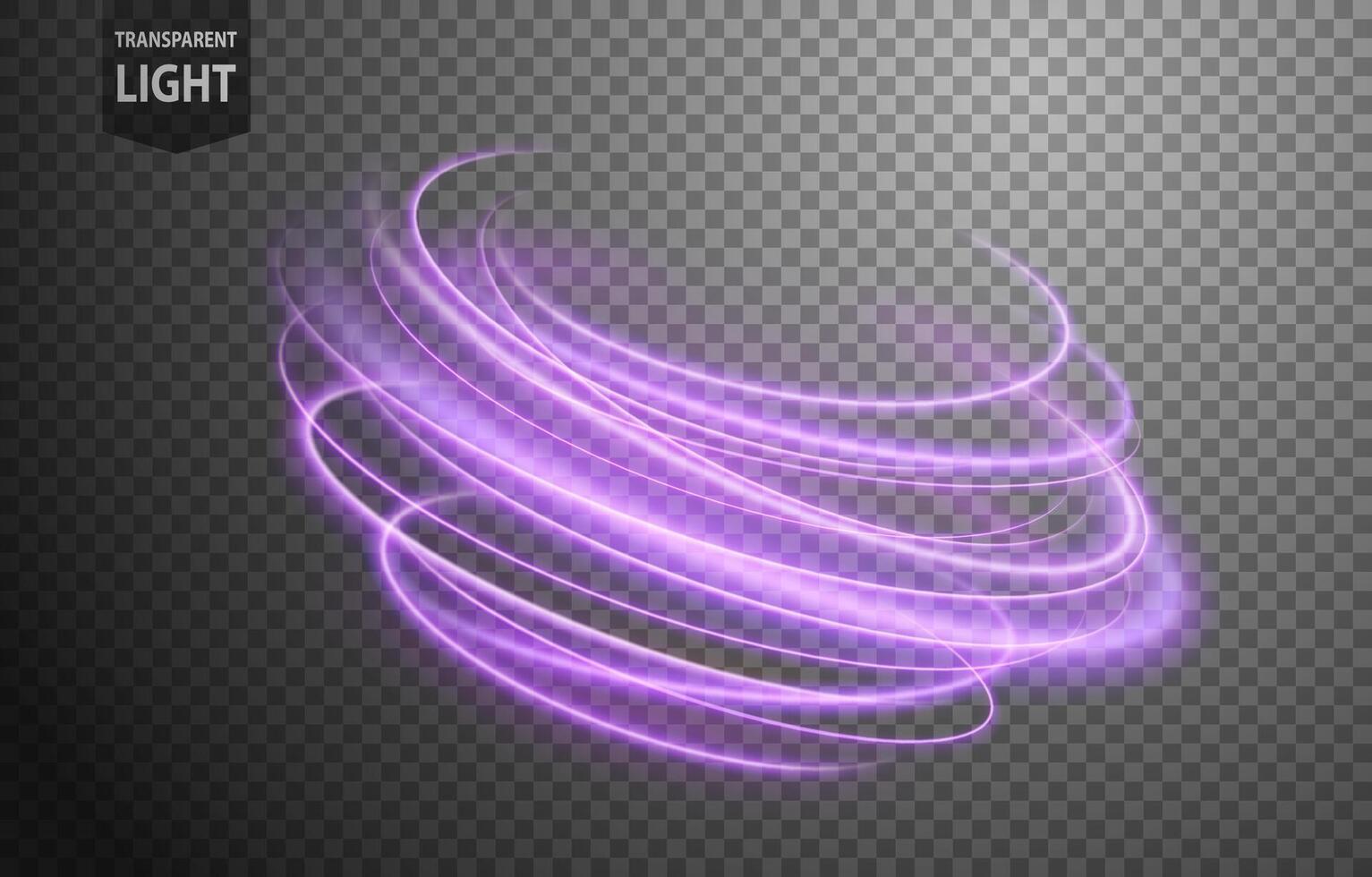abstrakt violett vrida av ljus med en bakgrund, isolerat och lätt till redigera, vektor illustration