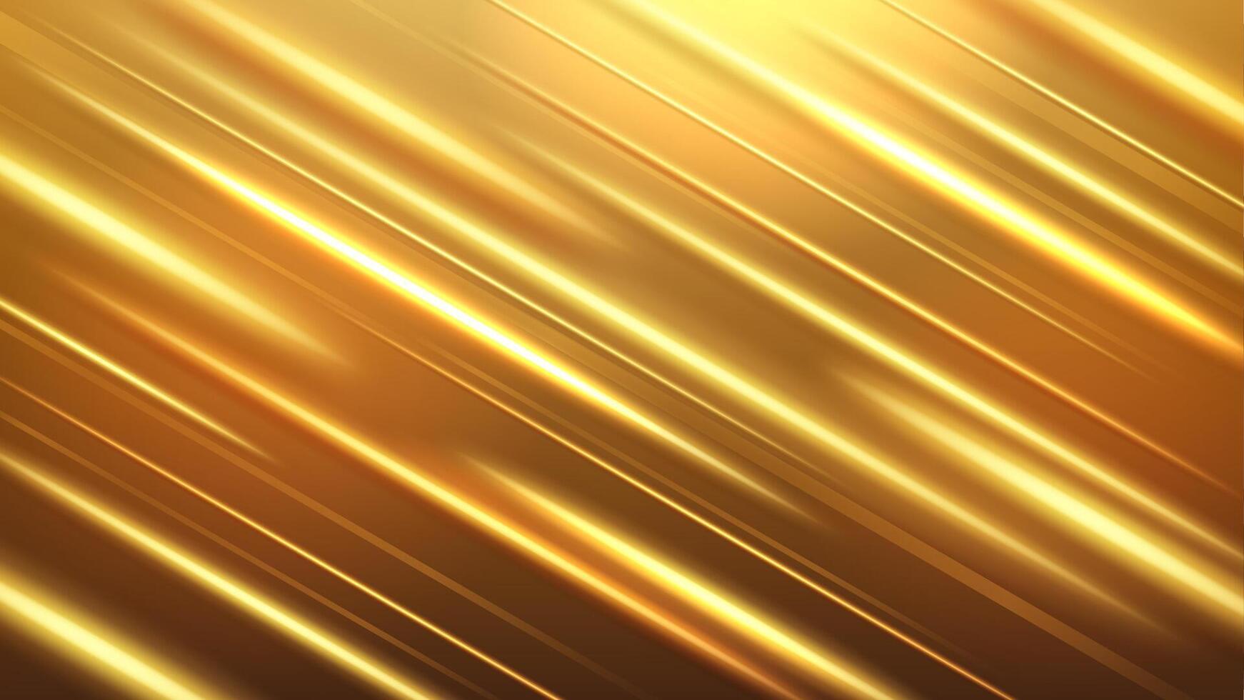 Neon- Gold abstrakt Breitbild Hintergrund, Vektor Illustration