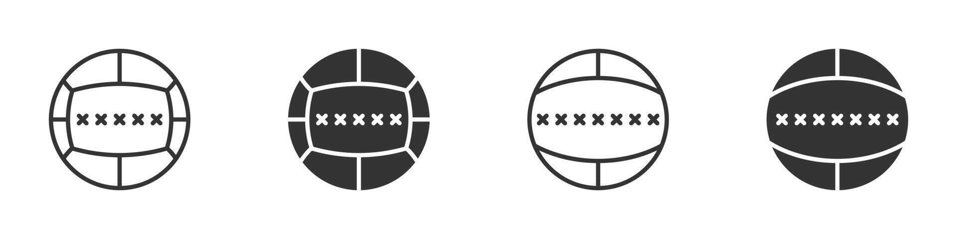 Medizin Ball Symbol. Vektor Illustration.