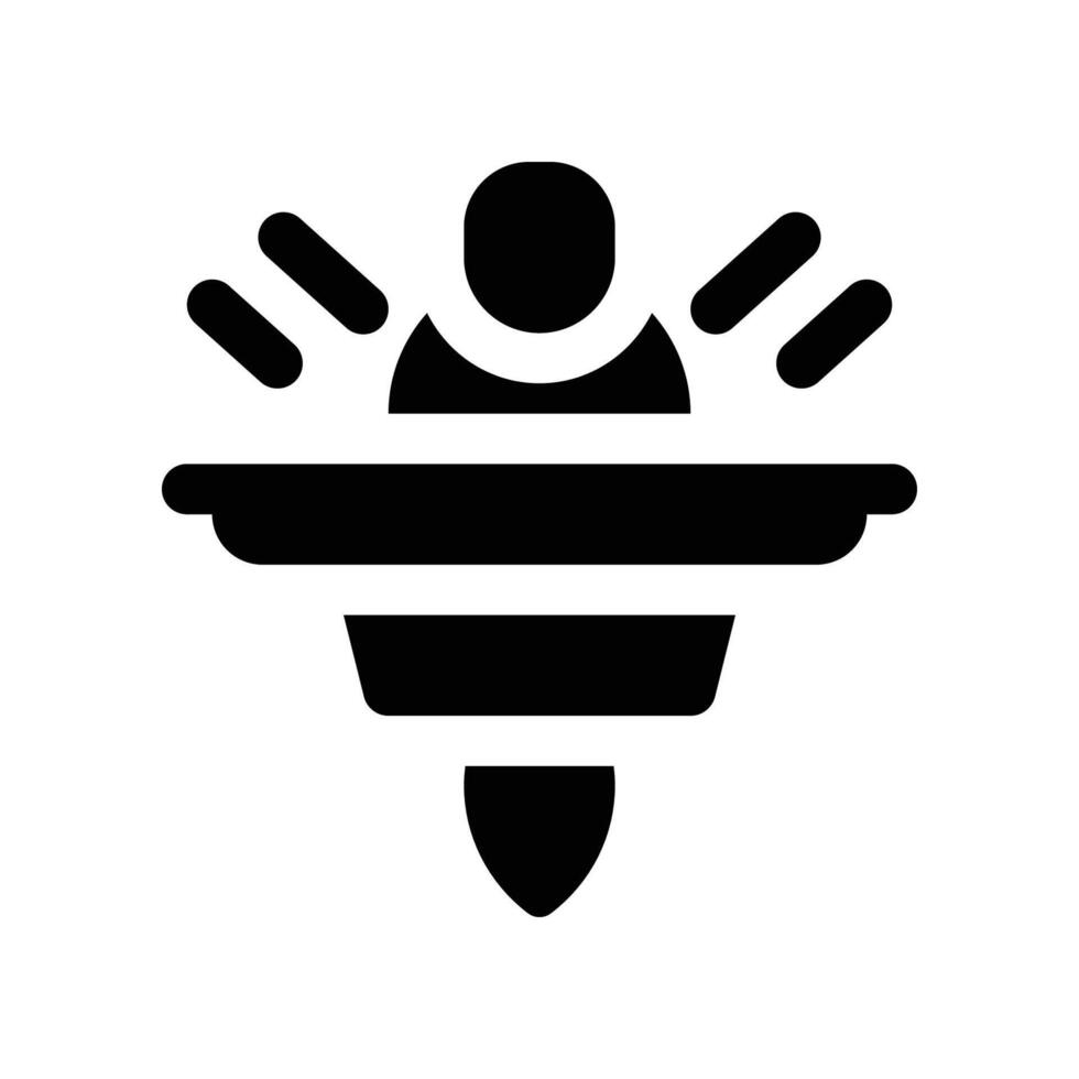 hoverboard ikon. vektor glyf ikon för din hemsida, mobil, presentation, och logotyp design.