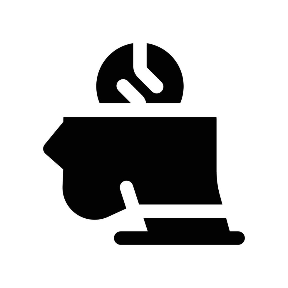 Brainstorming Symbol. Vektor Glyphe Symbol zum Ihre Webseite, Handy, Mobiltelefon, Präsentation, und Logo Design.