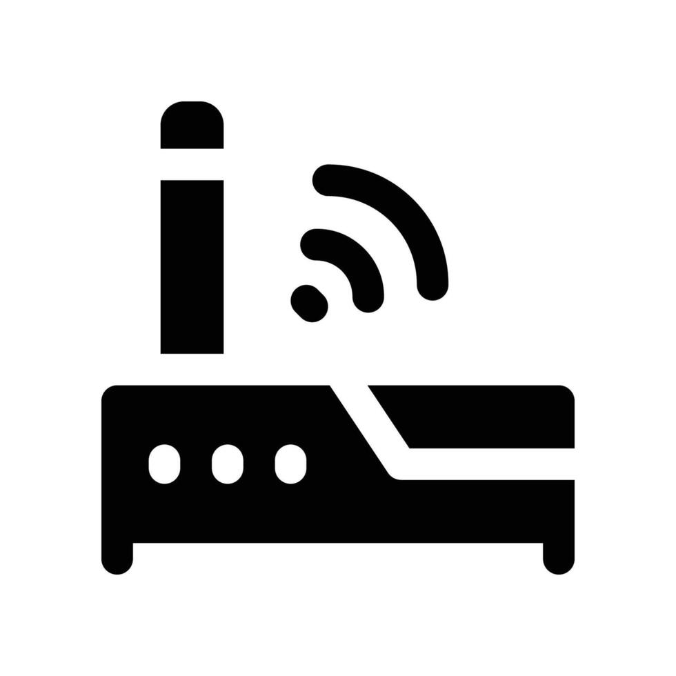router ikon. vektor glyf ikon för din hemsida, mobil, presentation, och logotyp design.