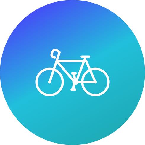 Vektor-Fahrrad-Symbol vektor