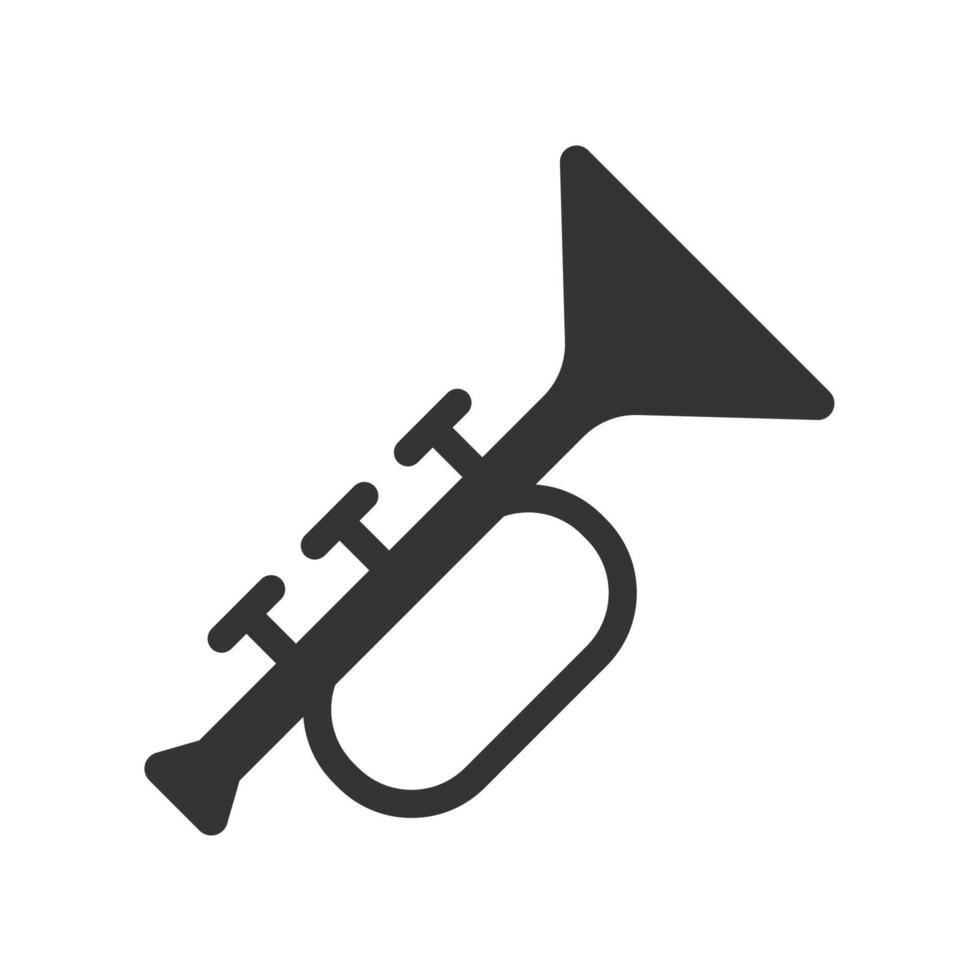 trumpet ikon. enkel design. vektor illustration.