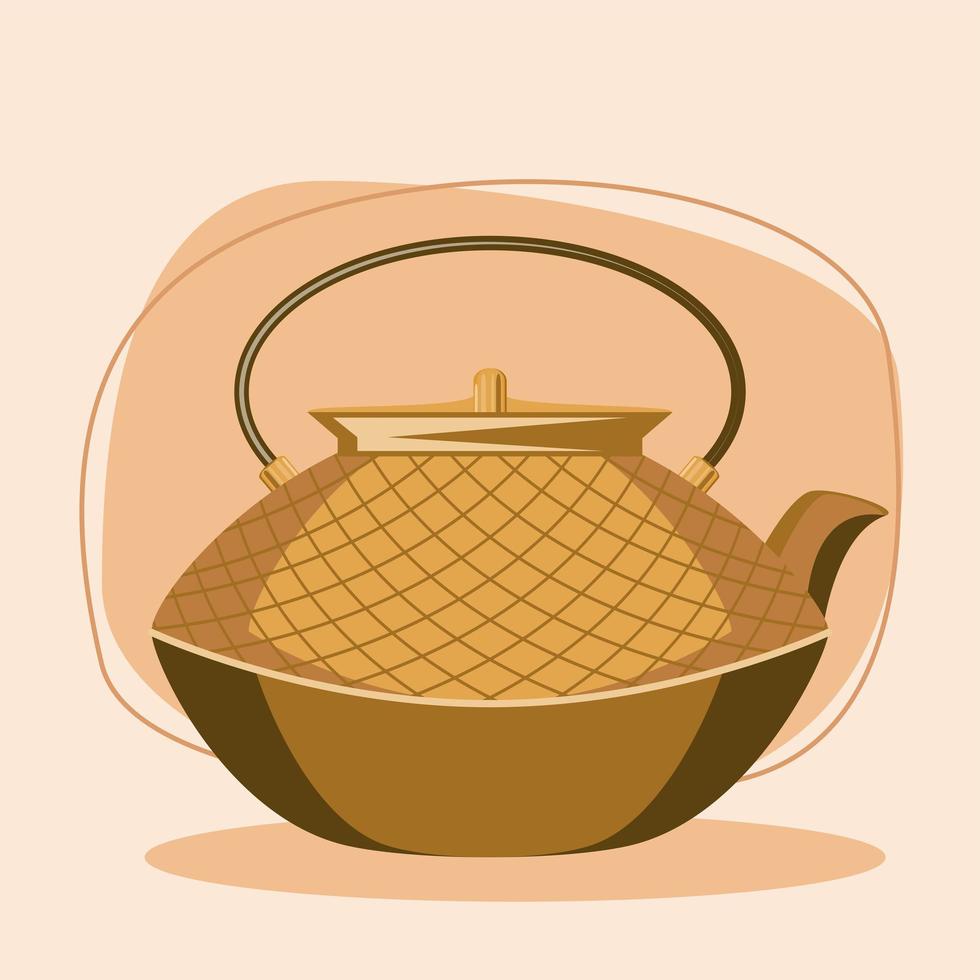 Teekanne Tee Heißgetränk vektor