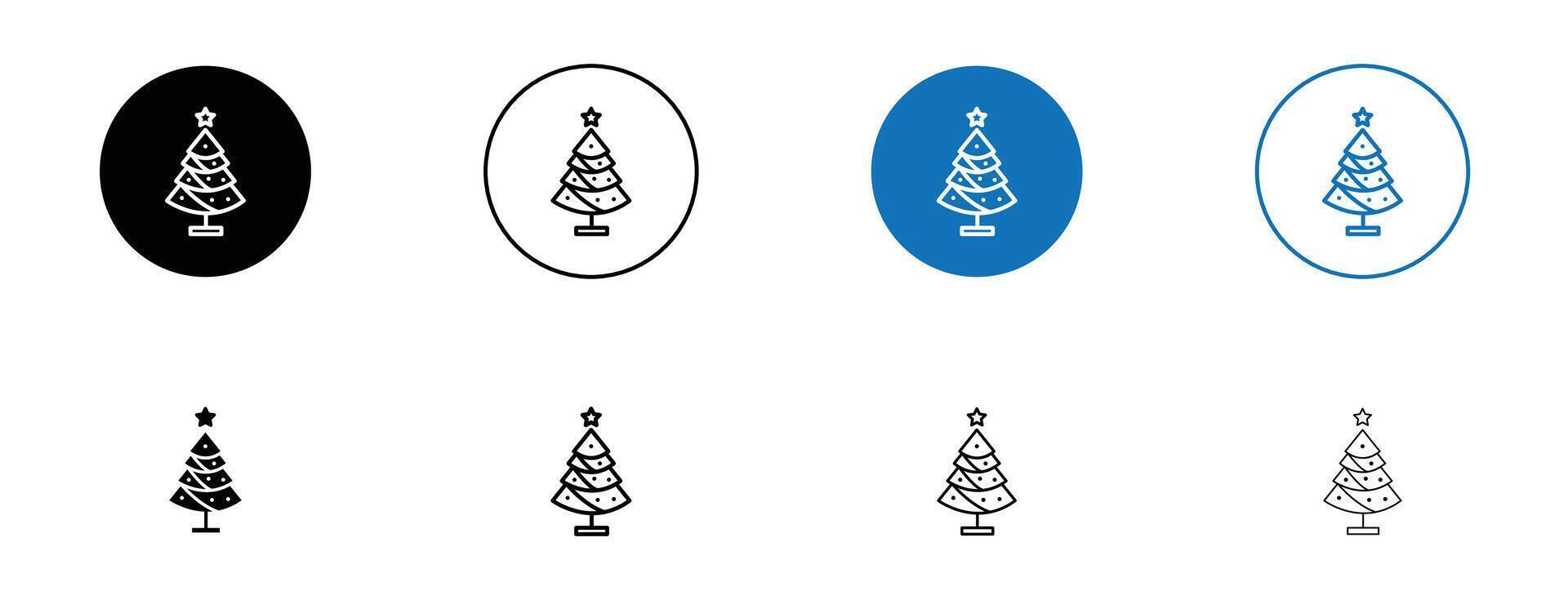 Weihnachtsbaum-Symbol vektor